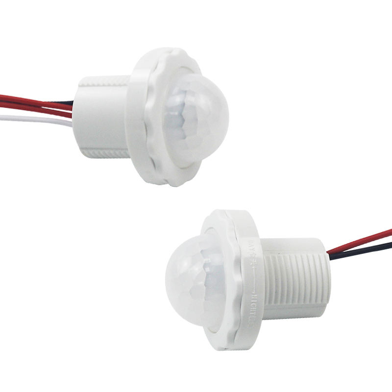 DC12V 24V Mini Smart Adjustable Closet Light Switch PIR Infrared Motion Sensor Wall Ceiling Hidden Mounted Inductive Switches