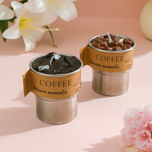 Set Regalo di Candele Profumate di Lusso in Cera di Soia all'Ingrosso, Profumo Creativo di Chicchi di Caffè e Latte, per Compleanni, Matrimoni e Decorazioni Domestiche - Product Image 4