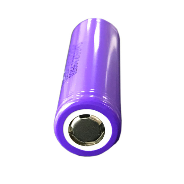 3.7v 2600mah Li Ion Battery Cell 8A Protected Button Top 18650 Batteries for Flashlight