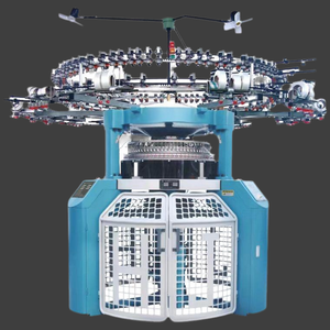 Machine à tricoter circulaire à double jersey automatique à grande vitesse, à commande numérique, avec roulement à billes, pour l'assurance qualité - Product Image 1