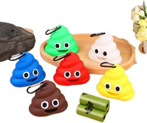 Envío Rápido, Nueva Tendencia, Interesante, Creativo, Lindo Dispensador de Bolsas para Excremento de Perro de Silicona con Forma de Caca - Product Image 5
