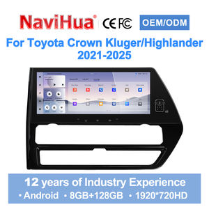 Radio Multimedia para Auto Navihua de 12.3'' con Pantalla Táctil Android Auto y Carplay para <span class=keywords><strong>Toyota</strong></span> Crown Kluger/Highlander 2021-2025 - Product Image 1