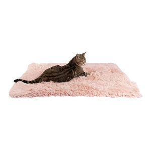 Fabricant fait à la main rose doux en peluche rectangle couverture chien géant lit pet mat réversible lavable grande taille chien <span class=keywords><strong>coussin</strong></span> - Product Image 1