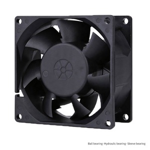 Plastique personnalisé 80*80*38mm 8038 ventilateur de refroidissement Pwm Fg <span class=keywords><strong>Rd</strong></span> 6500 tr/min silencieux haute vitesse à faible bruit 80mm 12v 24v Dc ventilateur de refroidissement à flux axial - Product Image 2
