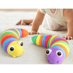 Juguete Antiestrés para Niños 2025, Nuevo Diseño Creativo de Orugas y Babosas 3D Coloridas de ABS, para Niños de 5 a 7 Años - Product Image 4