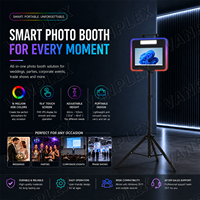 Cabina de Fotos Personalizada OEM con Pantalla Táctil de 15.6 Pulgadas, Compatible con DSLR, Trípode, Kiosco para Empresas de Alquiler y Estudios