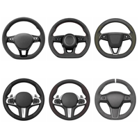Housse de volant de voiture en daim cousue à la main pour BMW M Sport E46 E39 E53 E60 E90 E92 Vente en gros d'usine