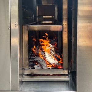 Asador de Pollos Comercial a Carbón, Parrilla Rotatoria para Carne, Máquina Asadora de Pollos para <span class=keywords><strong>Restaurante</strong></span> - Product Image 3