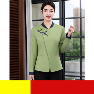 Chaqueta <span class=keywords><strong>de</strong></span> <span class=keywords><strong>Hotel</strong></span> Unisex <span class=keywords><strong>de</strong></span> Manga Larga <span class=keywords><strong>de</strong></span> Rayón, Sudadera con Capucha, Camisa, Uniforme Corto, Traje <span class=keywords><strong>de</strong></span> Negocios, Uniforme Médico Occidental, Top <span class=keywords><strong>de</strong></span> <span class=keywords><strong>Trabajo</strong></span> Profesional - Product Image 6