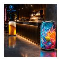 Haute luminosité 6000cd/ ㎡   Écran LED vidéo mural étanche IP65 pour bouteille de vin P2.5 P2.9, affichage LED rapide pour scène, église, centre commercial