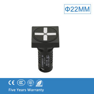 AD16-22WF/<span class=keywords><strong>NDG</strong></span> 22mm Rouge Vert Double Couleur Couteau Isolant Détecteur de Défaillance au Sol avec Voyant Lumineux et Buzzer 24V - Product Image 6