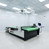 Machine de découpe automatique de cuir CNC avec couteau oscillant, découpeuse numérique à plat pour le traitement du cuir