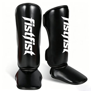 Protège-tibias FISTFIST pour le kickboxing, coussinets de frappe pour le <span class=keywords><strong>MMA</strong></span>, le Muay Thai et la boxe, équipement de protection pour les arts <span class=keywords><strong>martiaux</strong></span>, durable et confortable - Product Image 4