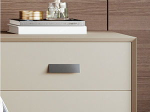 Minimalist Bedroom Bedside Table, All Solid Wood Cabinet, Silent Anti-pinch Hand Cushion <strong>Slides</strong>, Pine Drawers - Product Image 4