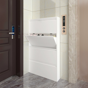 Armoire à chaussures en métal moderne et simple Derrière la porte Meubles de maison pour salon Hôtel ou appartement - Product Image 2