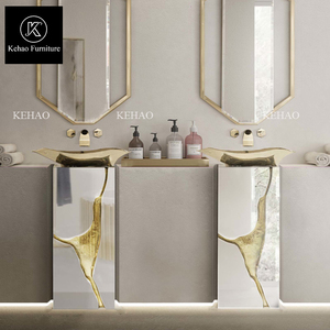 Designs d'intérieur luxueux, <span class=keywords><strong>lavabo</strong></span> autoportant unique <span class=keywords><strong>avec</strong></span> miroir, <span class=keywords><strong>lavabo</strong></span>, toilettes, meubles <span class=keywords><strong>de</strong></span> salle <span class=keywords><strong>de</strong></span> bain, <span class=keywords><strong>lavabo</strong></span> autoportant carré - Product Image 2