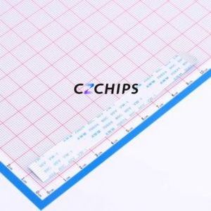 FFC-1.0-10P-100mm FFC <b>Cable</b> (Flexible Flat <b>Cable</b>) P=1mm Connector 10P 1mm 0.3mm Non-Inverting - Product Image 1