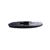 OEM Ensemble de foil de surf universel pour sports nautiques, avec lame en aluminium moulé et aile en carbone, noir, 4 kg, Mould