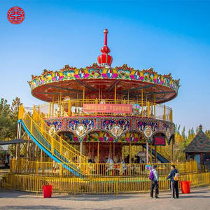 Giostre da Luna Park: Carosello a Due Piani Super Lussuoso <span class=keywords><strong>con</strong></span> <span class=keywords><strong>Cavalli</strong></span>, di Alta Qualità - Product Image 2