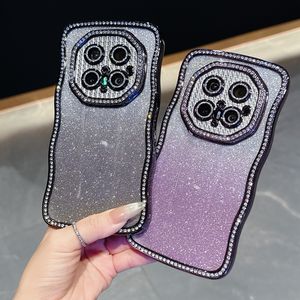 Funda <span class=keywords><strong>de</strong></span> Gel TPU Brillante con Diamantes para Huawei Mate 60/Mate 70 Pro, Funda Cromada para Teléfono Huawei P80 Ultra/P70 - Product Image 4