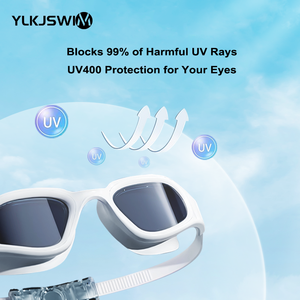Lunettes de natation YL800 pour adultes avec sangle en silicone, verres PC haute définition, étanches et anti-buée - Product Image 5