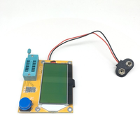 Medidor de Transistores Digital PLC LCR-T4 12846 LCD ATMEGA328 con Retroiluminación y Diodos, Suministro al por Mayor
