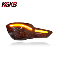 Feux arrière LED KGKB pour BMW X1 F48 F49 2016-2021, animation séquentielle effet écailles de dragon, clignotants dynamiques, paire, Plug & Play