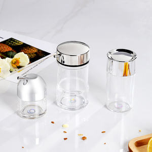 Botella de aceite de plástico más vendida Tapa de plata Botella de salsa de soja <span class=keywords><strong>Sushi</strong></span> Restaurante Hotel Uso Botella de vinagre y aceite - Product Image 1