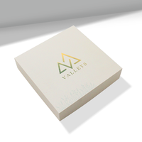 Juego de Cajas de Regalo Ecológicas de Lujo, Personalizadas, Vacías, de Dos Piezas, con Tapa Rígida y Base, para Velas y Difusores, con Grabado