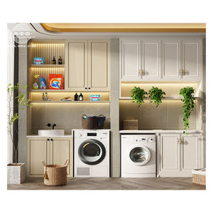 Muebles personalizados del fabricante de muebles para el hogar de pie de <span class=keywords><strong>aluminio</strong></span> <span class=keywords><strong>lavadora</strong></span> lavadero gabinete de fregadero - Product Image 1