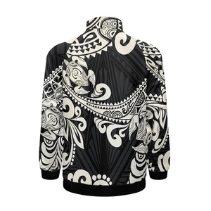 Personalizza giacche da <span class=keywords><strong>uomo</strong></span> <span class=keywords><strong>di</strong></span> Design etnico polinesiano produttori <span class=keywords><strong>di</strong></span> <span class=keywords><strong>abbigliamento</strong></span> fantasia giacca in felpa Raglan con colletto alla coreana da <span class=keywords><strong>uomo</strong></span> - Product Image 4