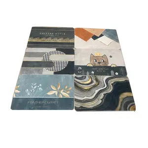 customized design printed door mat easy clear anti-slip bathroom mat