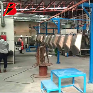 التلقائي مسحوق الطلاء رذاذ خط طلاء + ارتفاع درجة حرارة الفرن المصنع مباشرة بيع - Product Image 6