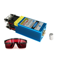 Kepala Modul Laser Biru 450mm yang Dapat Difokuskan 0.5w 2.5w 3.5w 5.5w 15w untuk Mesin Ukiran Laser Mini
