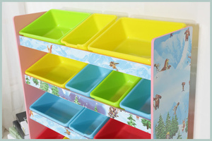 New Arrival gỗ hiện đại Thiết kế trẻ em 'tủ trang trí và đồ chơi lưu trữ <span class=keywords><strong>Organizer</strong></span> - Product Image 3