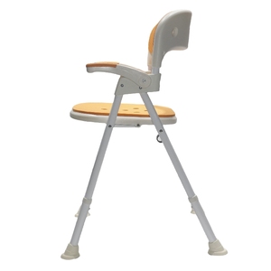 <span class=keywords><strong>Banc</strong></span> de <span class=keywords><strong>douche</strong></span> pliable <span class=keywords><strong>avec</strong></span> accoudoirs rabattables, transfert latéral facile pour un bain assisté - Product Image 6