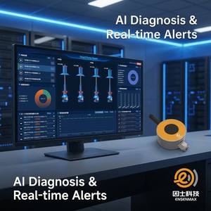 ENSENMAX ACOUSEN-400 Capteur acoustique AI de qualité nucléaire |   Diagnostic sans fil IP67 des pannes pour pompes, turbines et ventilateurs - Product Image 5