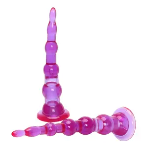 2 Size To Your Choice Jelly Anal Beads Plug Play Big Anal Stimulator Sex Toys For Ass Anal Pug