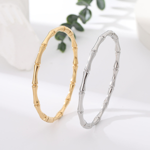 Bracelets joncs tendance pour femmes, en acier inoxydable plaqué or de haute qualité, imperméables, personnalisés, de marque INS - Product Image 1