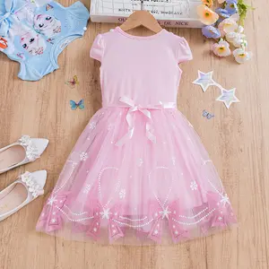 Princess Aisha Dress Girl 2024 Spring And Summer New Children's Clothes Birthday Dresses For Girl