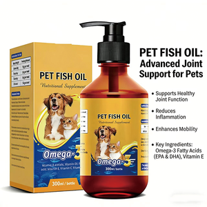 Compléments Nutritionnels pour Animaux de Compagnie : Huile de Poisson pour Chats et Chiens, Soin des Poils, Oméga 3 6 9, Traitement OEM d'Huile de Saumon Sauvage en Gouttes Liquides - Product Image 4