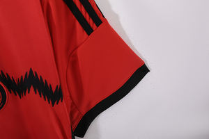 2014阿兹特克客场球衣火红衬衫黑色口音复古外观定制印花低起订量混合订单批发100% 涤纶 - Product Image 2