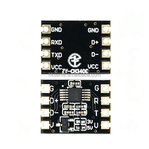 Módulo USB a TTL CP2102 CH340 para descarga y programación de UART, con cable de soldadura y placa de oro para montaje superficial - Product Image 5