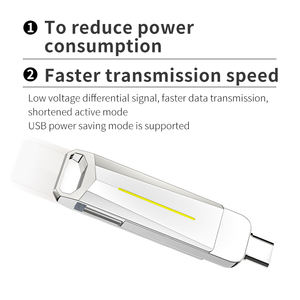 مصنع KDATA 2 في 1 من صانع المعدات الأصلية عصا <span class=keywords><strong>USB</strong></span> 32 جيجابايت ، gb ، gb ، gb ، gb شعار مخصص Otg 64gb Type c - Product Image 6