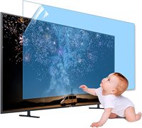 Maßgefertigter Bestseller 4K TV-Bildschirmschutz Anti-Blaulicht-Filter Bruchsicherer Acryl-PET 55 65 Zoll LCD-TV-Bildschirmschutz