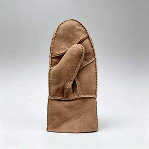 <span class=keywords><strong>Gants</strong></span> en peau de mouton double face confortables pour femmes, parfaits pour l'extérieur, idéaux pour l'hiver - Product Image 3