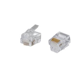 Conector Telefónico Rj12, Cabeza de Cristal, Material Ignífugo para PC, Cable de Conexión para Transmisión de Señal, Uso en Redes - Product Image 2