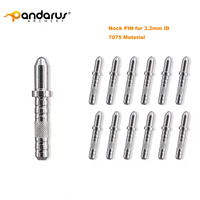 Pandarus Nock Pin Nail Inserted pour ID 3.2mm 7075 Aluminium X10 ACC Axe de flèche en aluminium, Axe de flèche en carbone, Accessoires de tir à l'arc