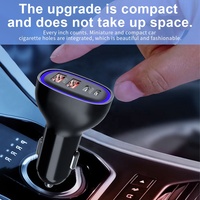 Cargador de Coche GaN de 78W con 4 Puertos (2C+2A) PD3.1, Adaptador para Laptop, QC3.0, OTP, Material Ignífugo, Carga Rápida para Teléfono Móvil