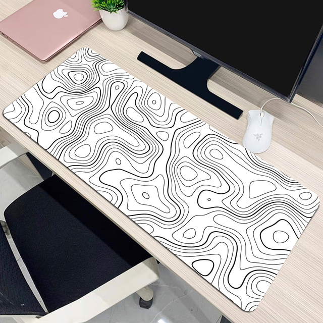 Gaming Mousepad XXL Large Rubber Base Desk Mat with Stitched Edges Keyboard Mouse Mat Desk Pad